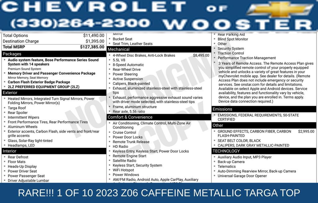 Used 2023 Chevrolet Corvette Z06 image 41