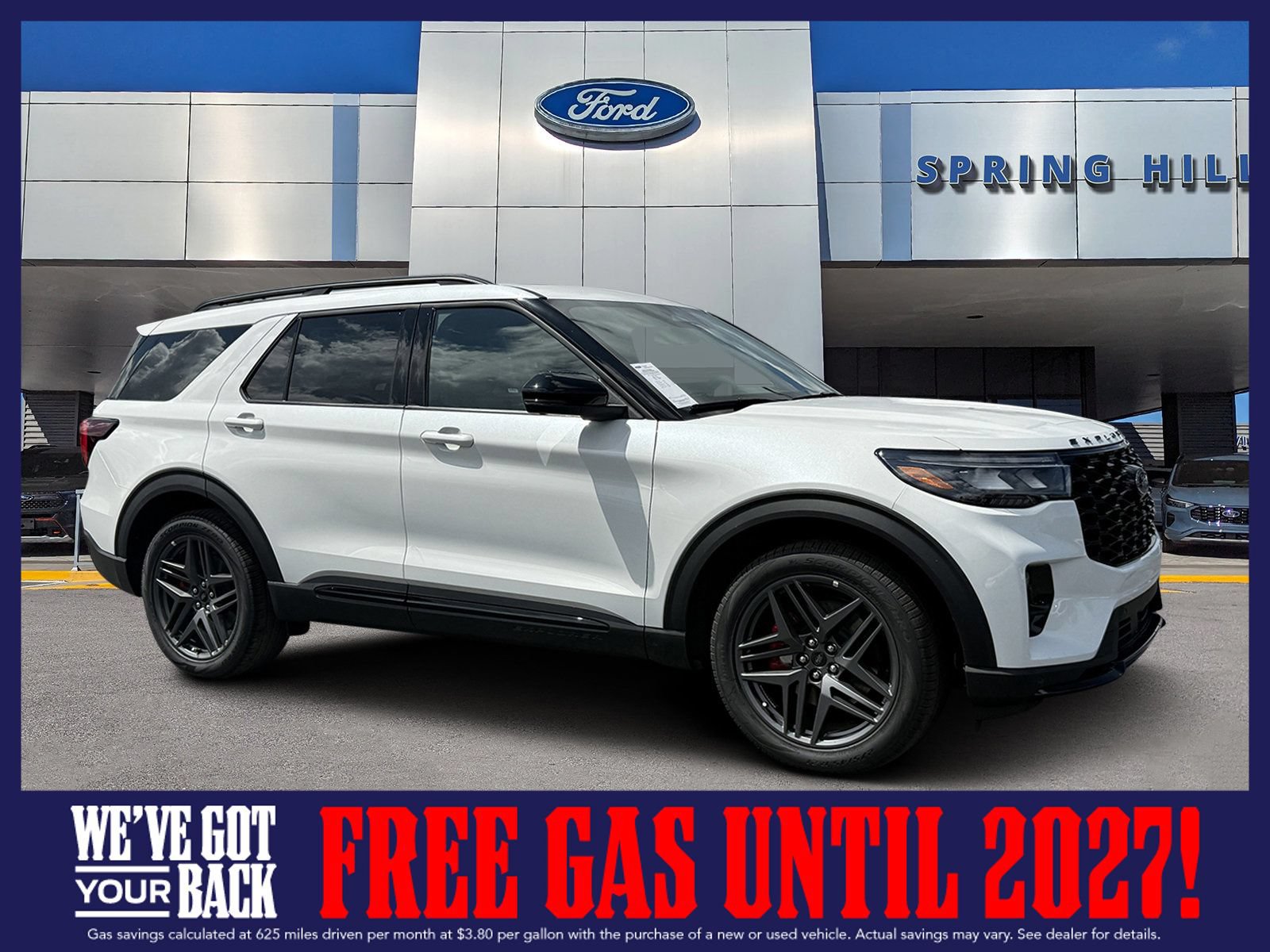 New 2026 Ford Explorer ST w/ Sun And Sound Package