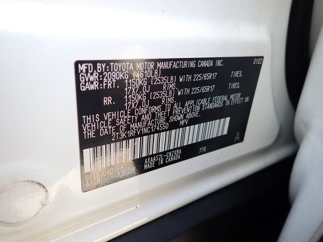 Certified 2022 Toyota RAV4 LE w/ Carpet Mat Package (TMS) FWD image 21