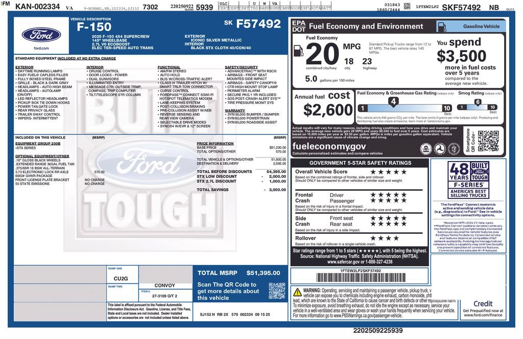 Used 2025 Ford F150 STX AWD/4WD image 3