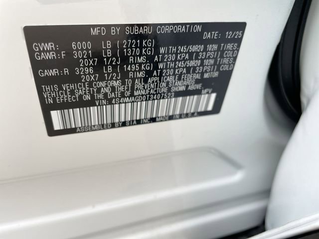 Certified 2026 Subaru Ascent Limited AWD/4WD image 28
