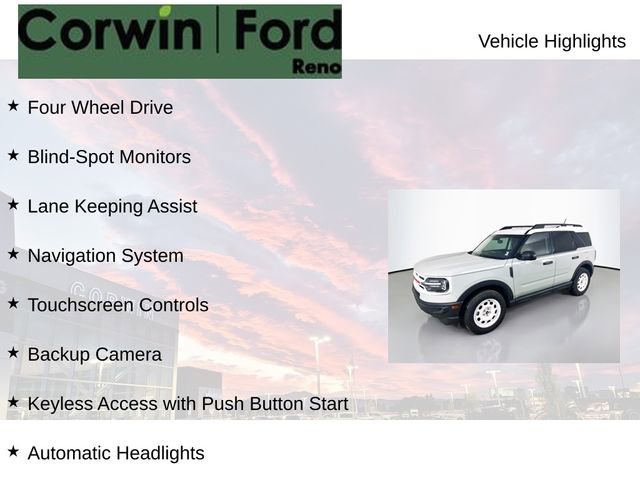 Certified 2024 Ford Bronco Sport Heritage w/ Heritage Convenience Package AWD/4WD image 7