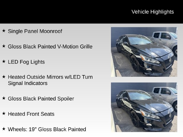 Used 2022 Nissan Altima 2.5 SR w/ Midnight Edition Package FWD image 3