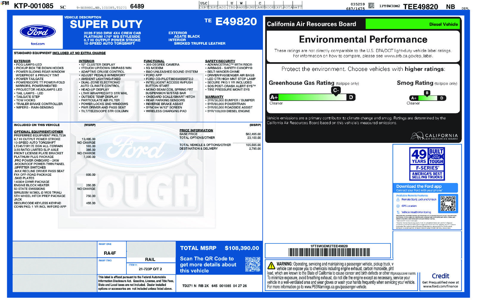 New 2026 Ford F350 Platinum w/ Platinum Plus Package AWD/4WD image 29