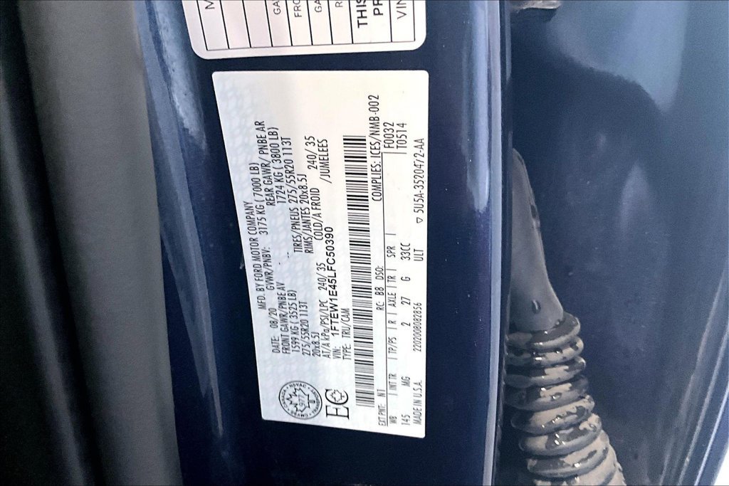 Used 2020 Ford F150 XLT w/ Equipment Group 302A Luxury AWD/4WD image 19