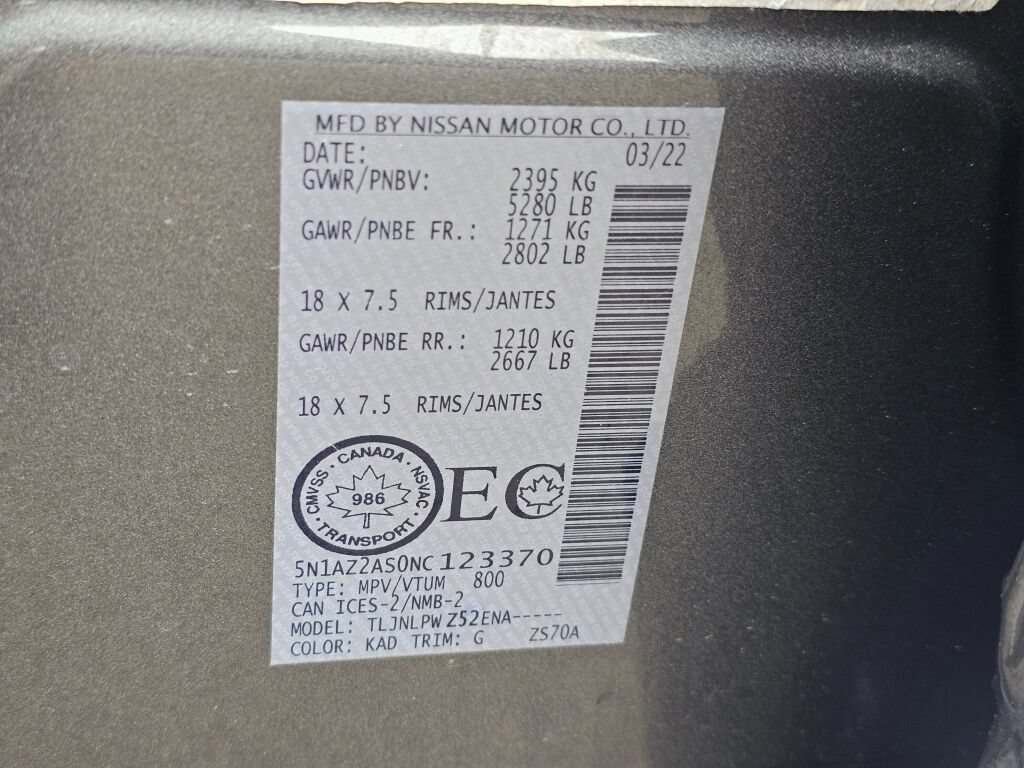 Used 2022 Nissan Murano S AWD/4WD image 29
