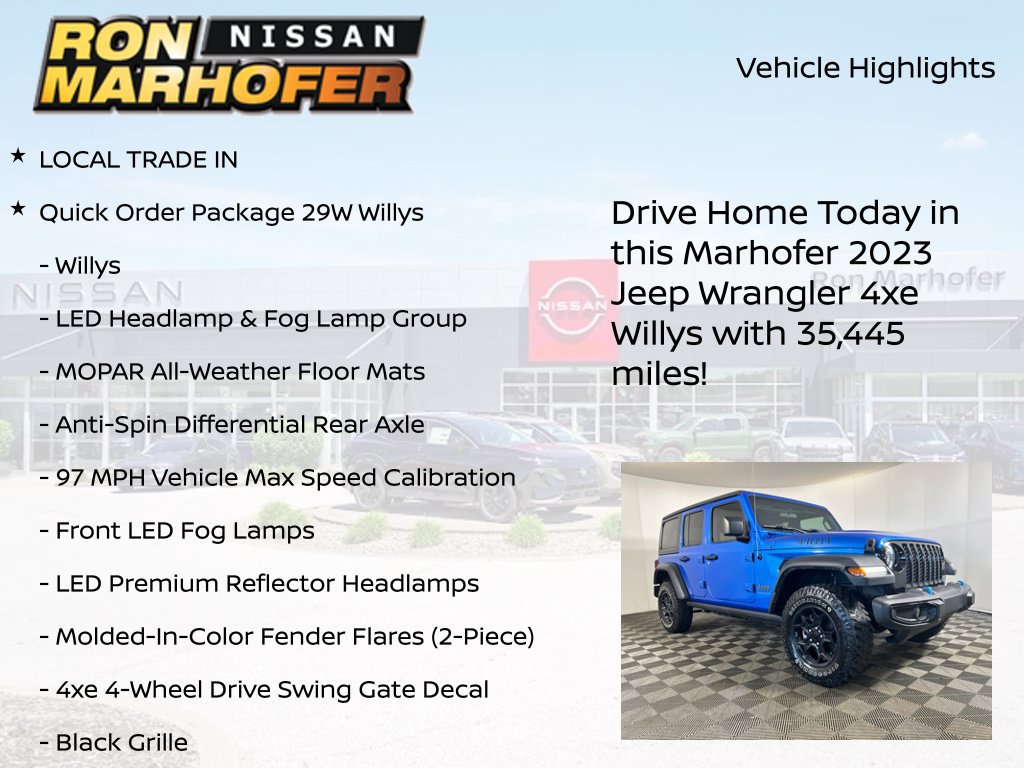 Used 2023 Jeep Wrangler Unlimited w/ Cold Weather Group AWD/4WD image 15