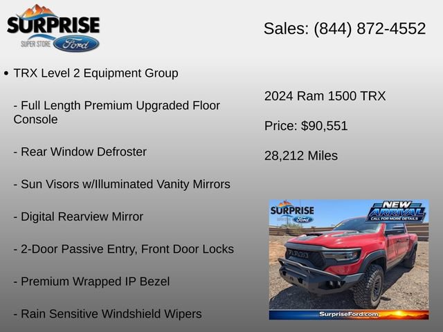 Used 2024 RAM 1500 TRX AWD/4WD image 12