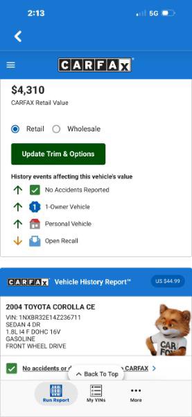 Used 2004 Toyota Corolla LE image 11