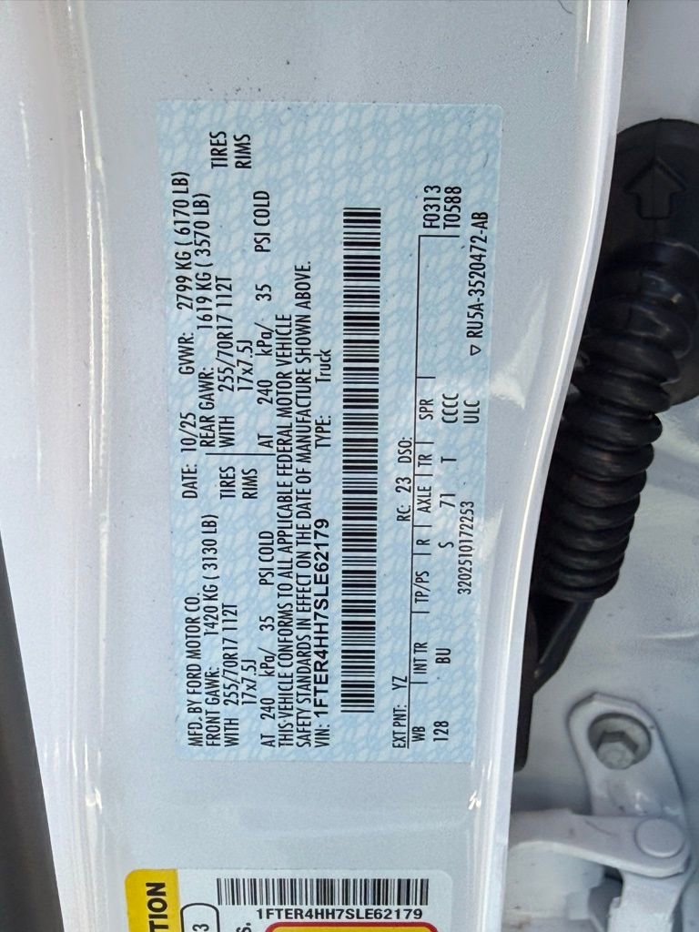 New 2025 Ford Ranger XLT w/ Equipment Group 301A High image 34