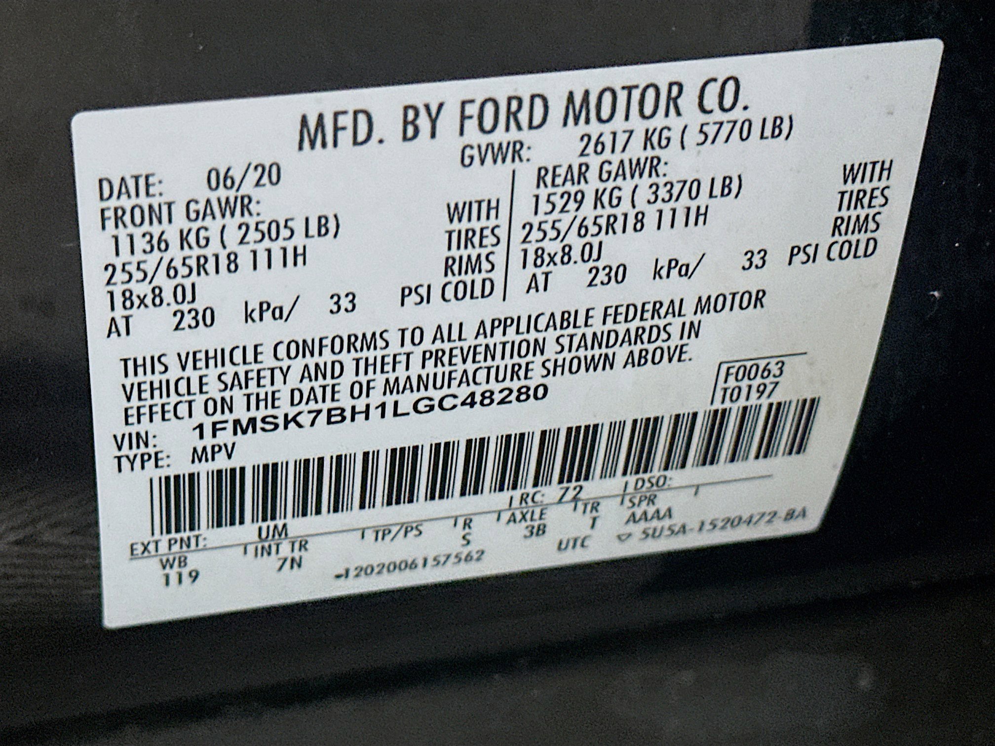 Used 2020 Ford Explorer 2WD w/ Class III Trailer Tow Package image 12