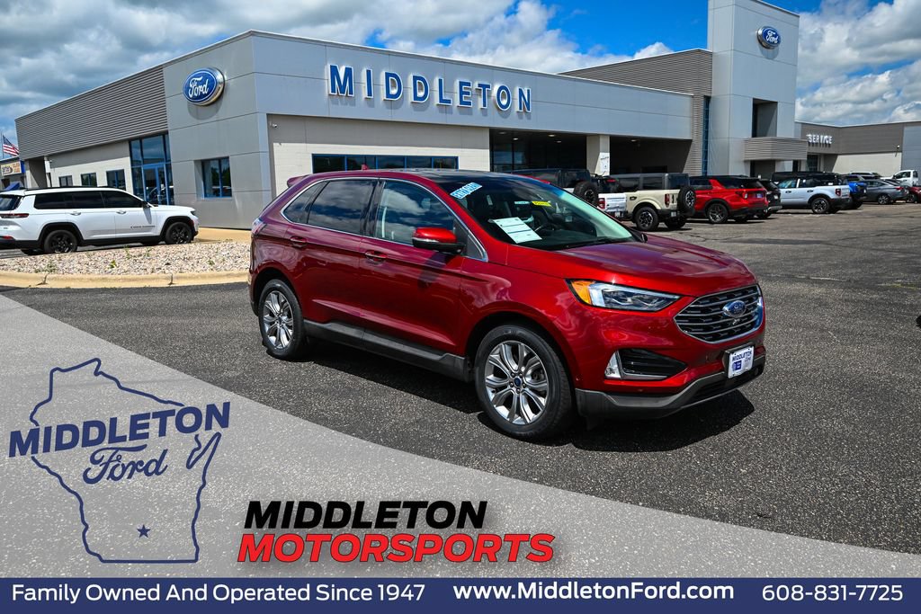 Certified 2019 Ford Edge Titanium w/ Equipment Group 301A AWD/4WD image 1
