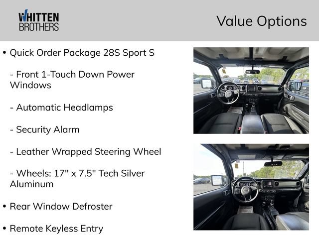 Used 2019 Jeep Wrangler Unlimited Sport S AWD/4WD image 8