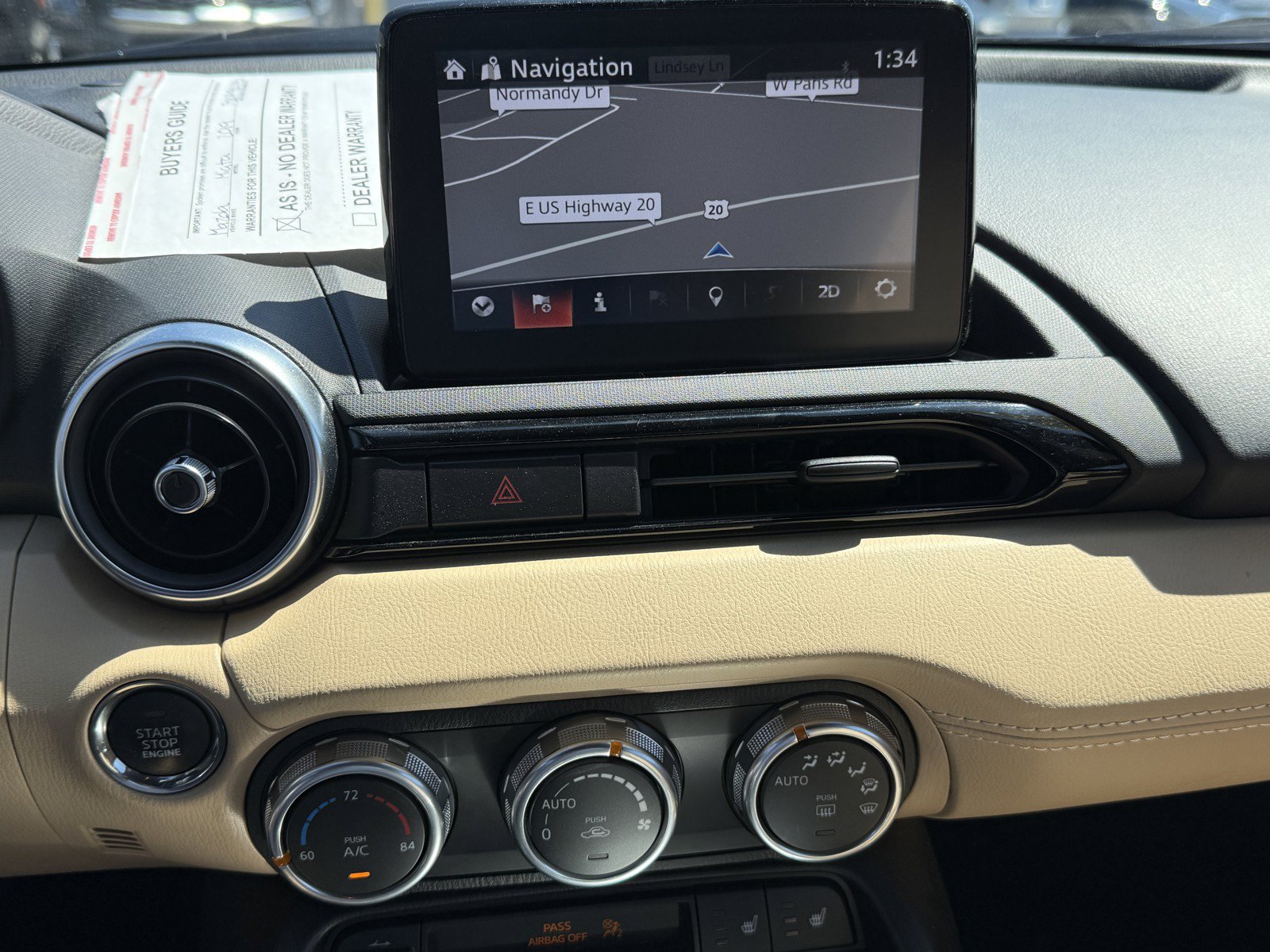 Used 2019 MAZDA MX-5 Miata RF Grand Touring RWD image 13