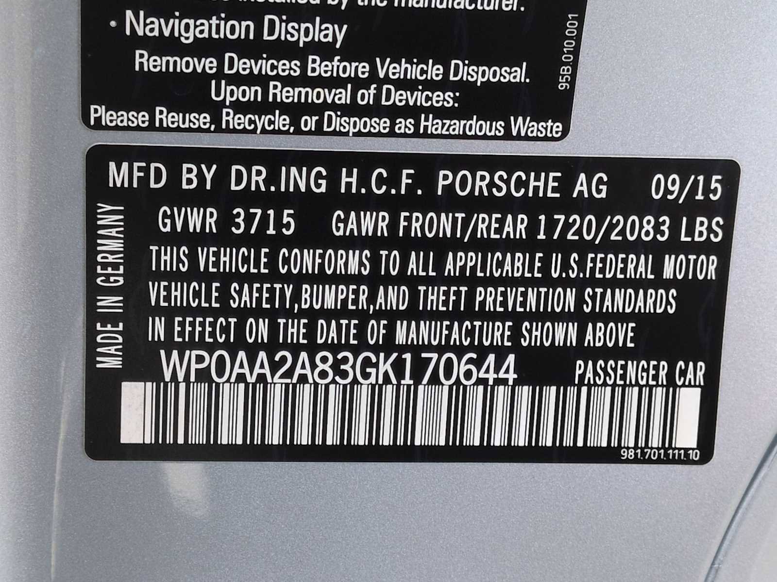 Used 2016 Porsche Cayman image 31