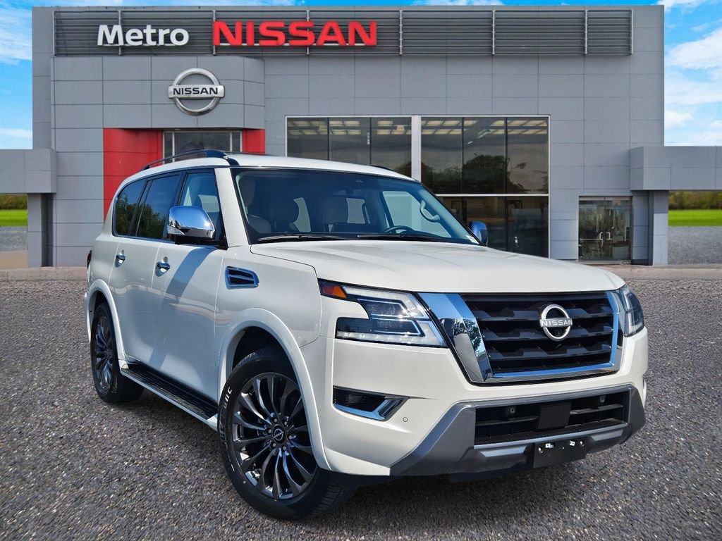 Certified 2024 Nissan Armada Platinum w/ Captain's Chairs Package