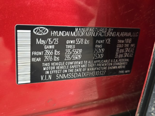 Used 2023 Hyundai Santa Fe Limited w/ Cargo Package AWD/4WD image 35