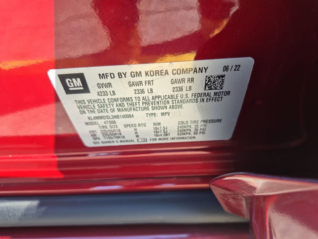 Certified 2022 Buick Encore GX Select w/ Sport Touring Package image 35