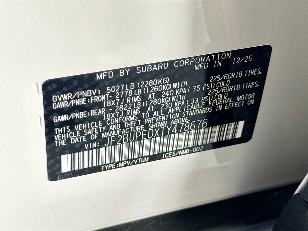 New 2026 Subaru Outback Touring image 31