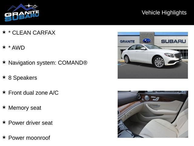 Used 2017 Mercedes-Benz E 300 4MATIC image 2