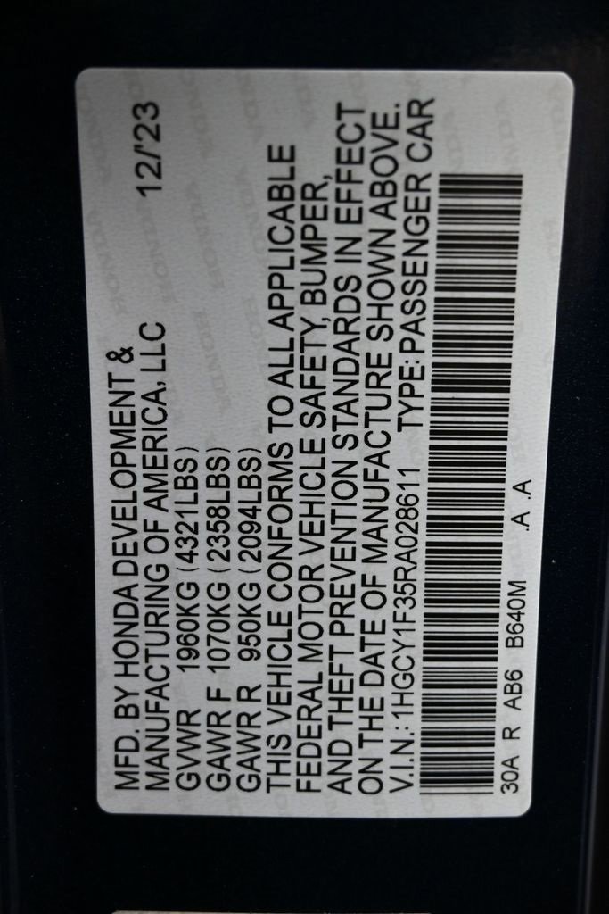 Used 2024 Honda Accord EX image 41