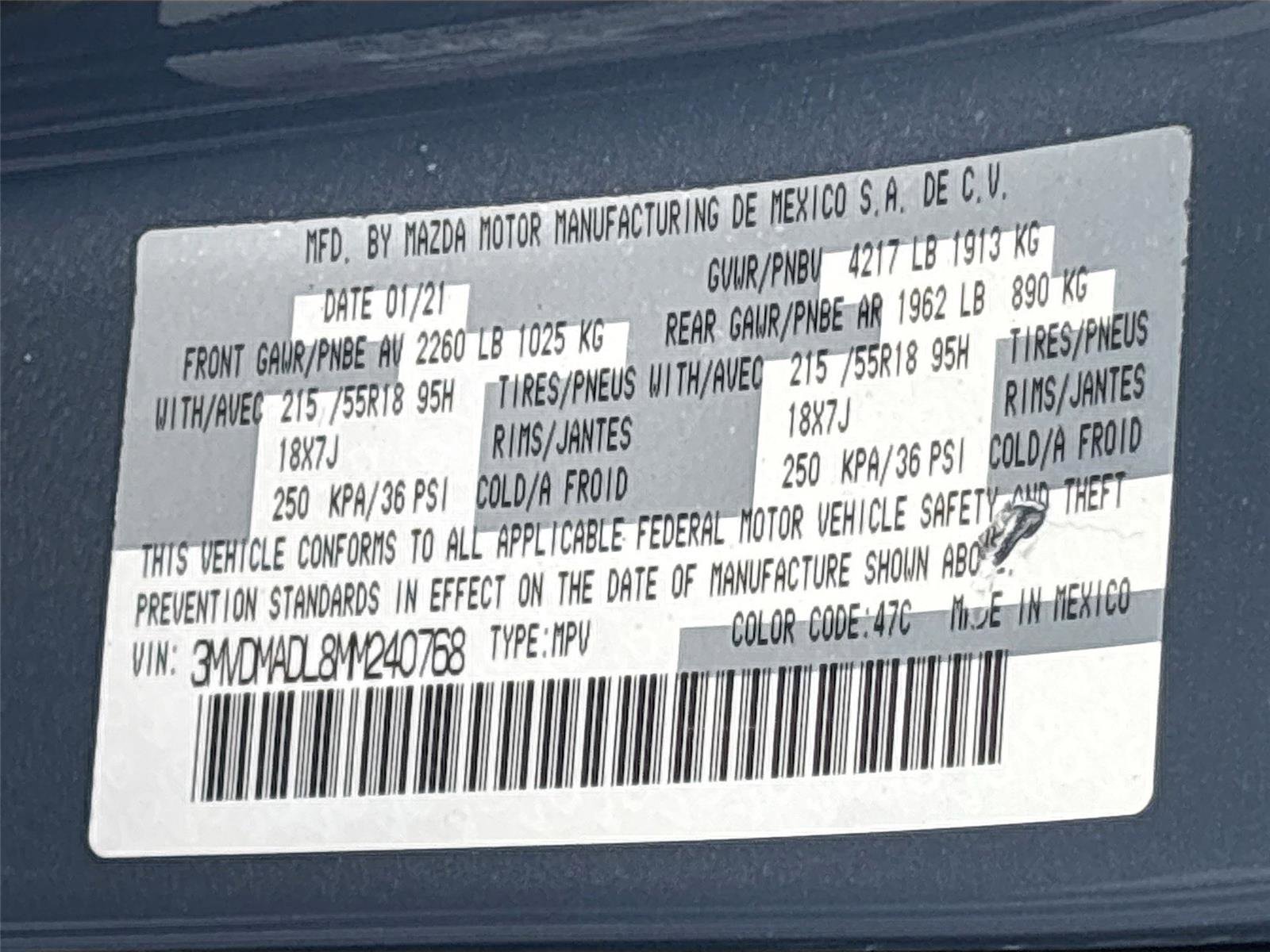 Used 2021 MAZDA CX-30 FWD 2.5 S w/ Premium Package image 36