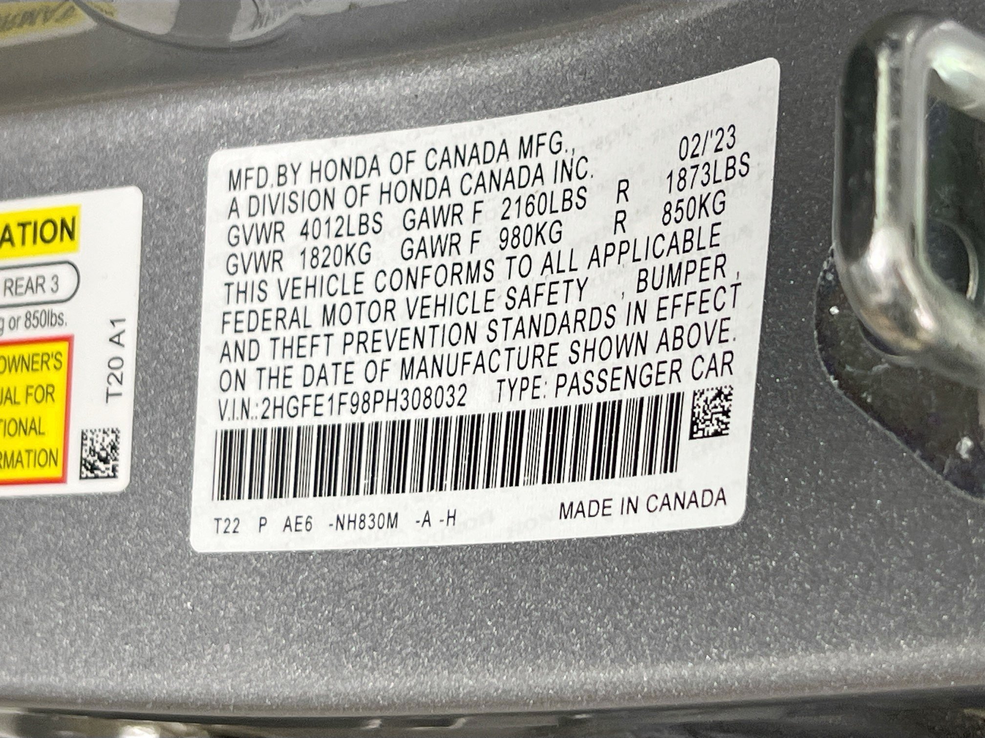 Used 2023 Honda Civic Touring image 32