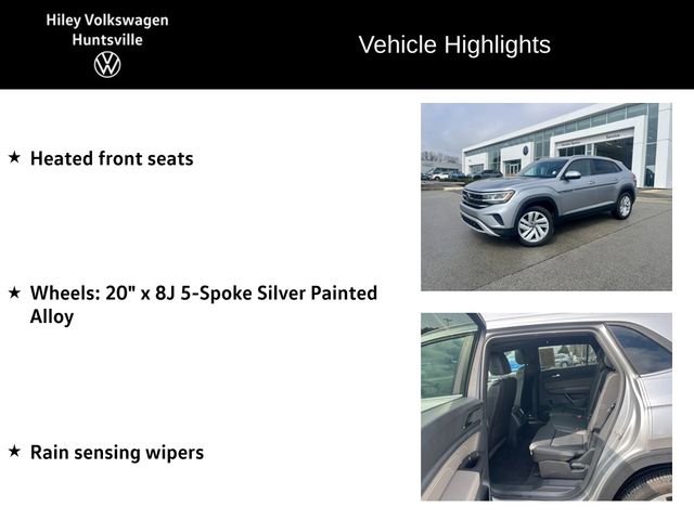 Certified 2022 Volkswagen Atlas Cross Sport SE w/ Panoramic Sunroof Package image 13