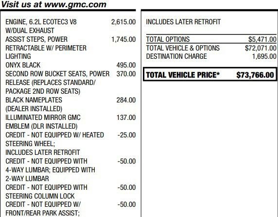 Used 2022 GMC Yukon AT4 AWD/4WD image 2