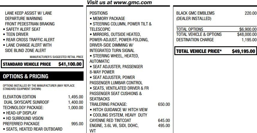 Used 2021 GMC Acadia SLT w/ Elevation Edition image 3