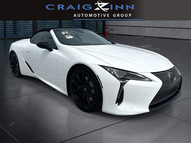 Certified 2021 Lexus LC 500 Convertible w/ Touring Package RWD image 1