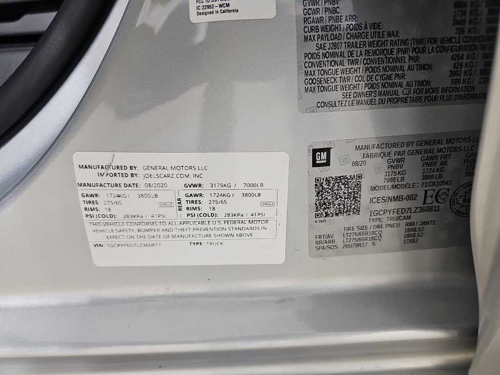 Certified 2020 Chevrolet Silverado 1500 LT Trail Boss image 41