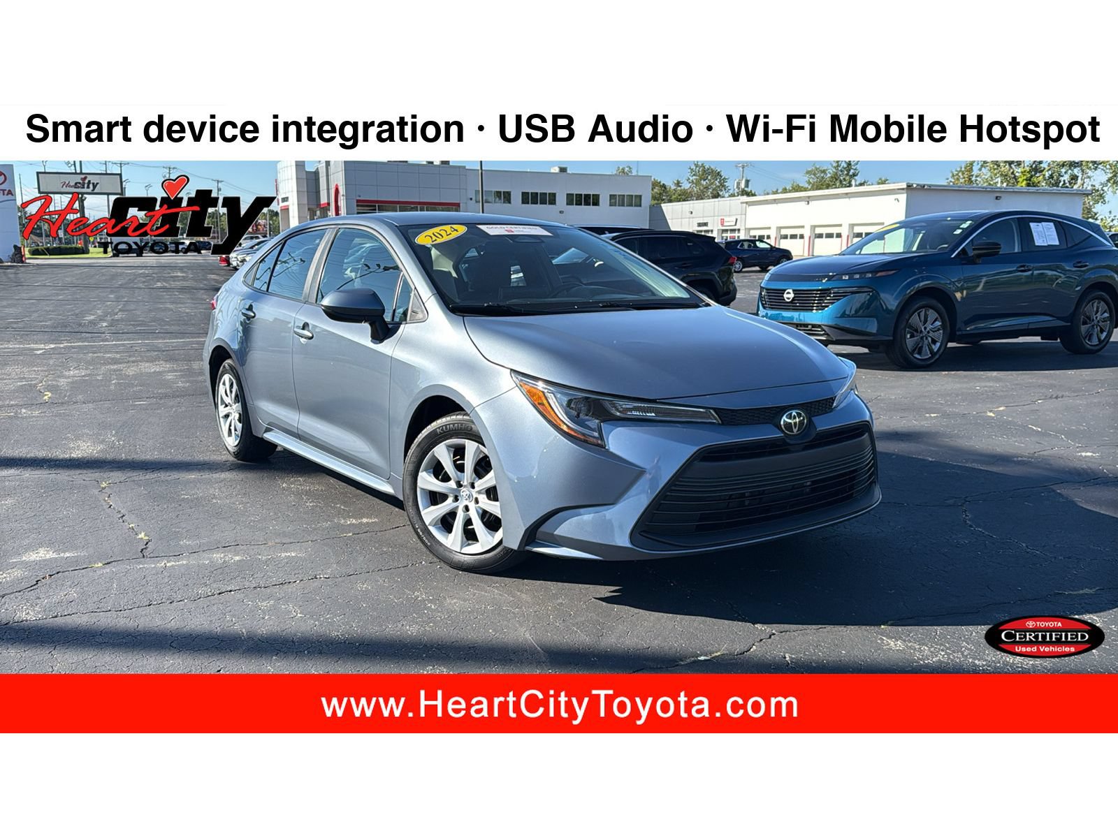 Certified 2024 Toyota Corolla LE FWD image 1