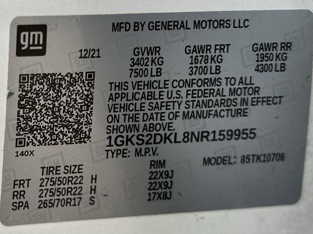 Used 2022 GMC Yukon Denali AWD/4WD image 38