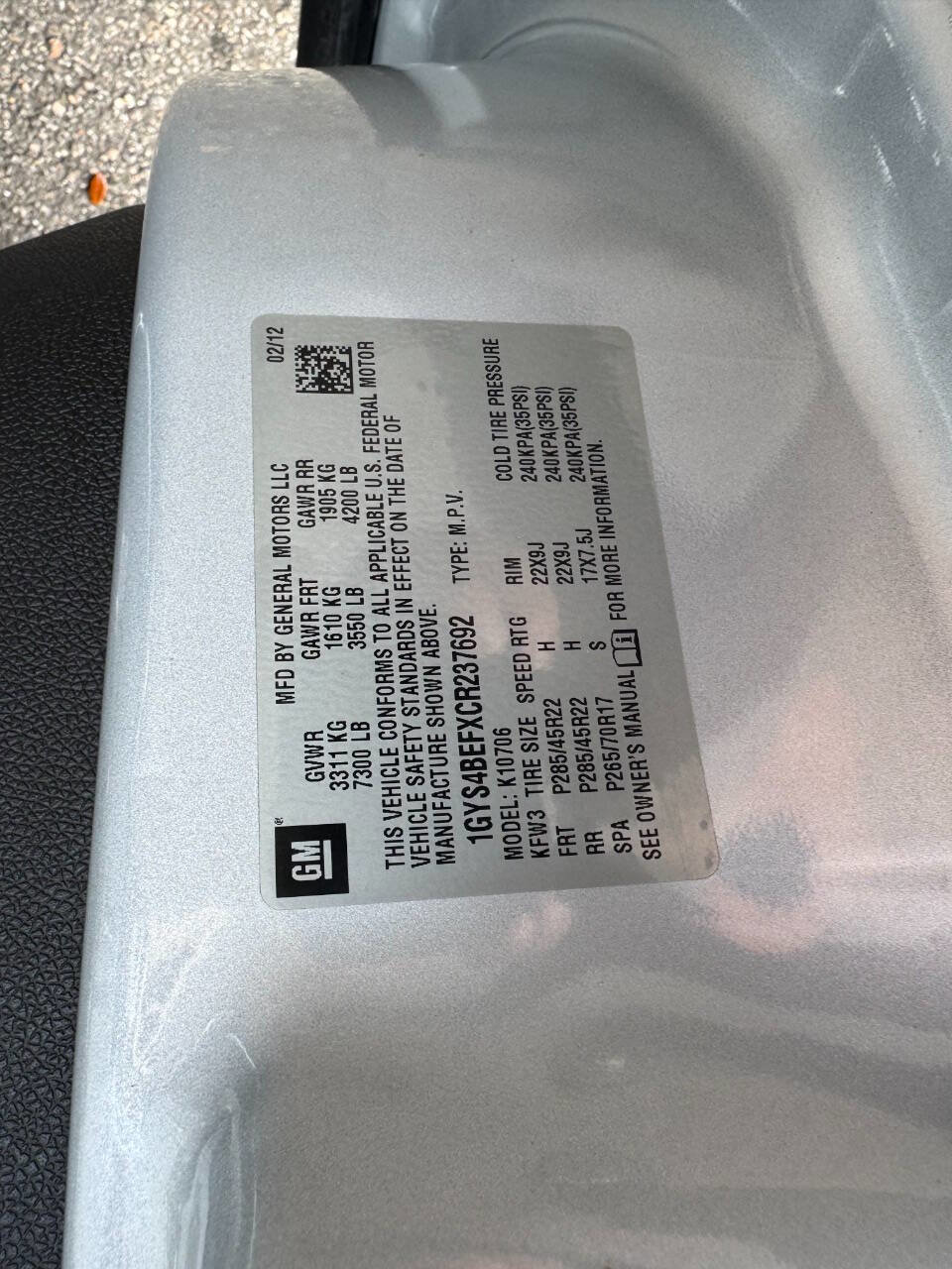 Used 2012 Cadillac Escalade Luxury image 53