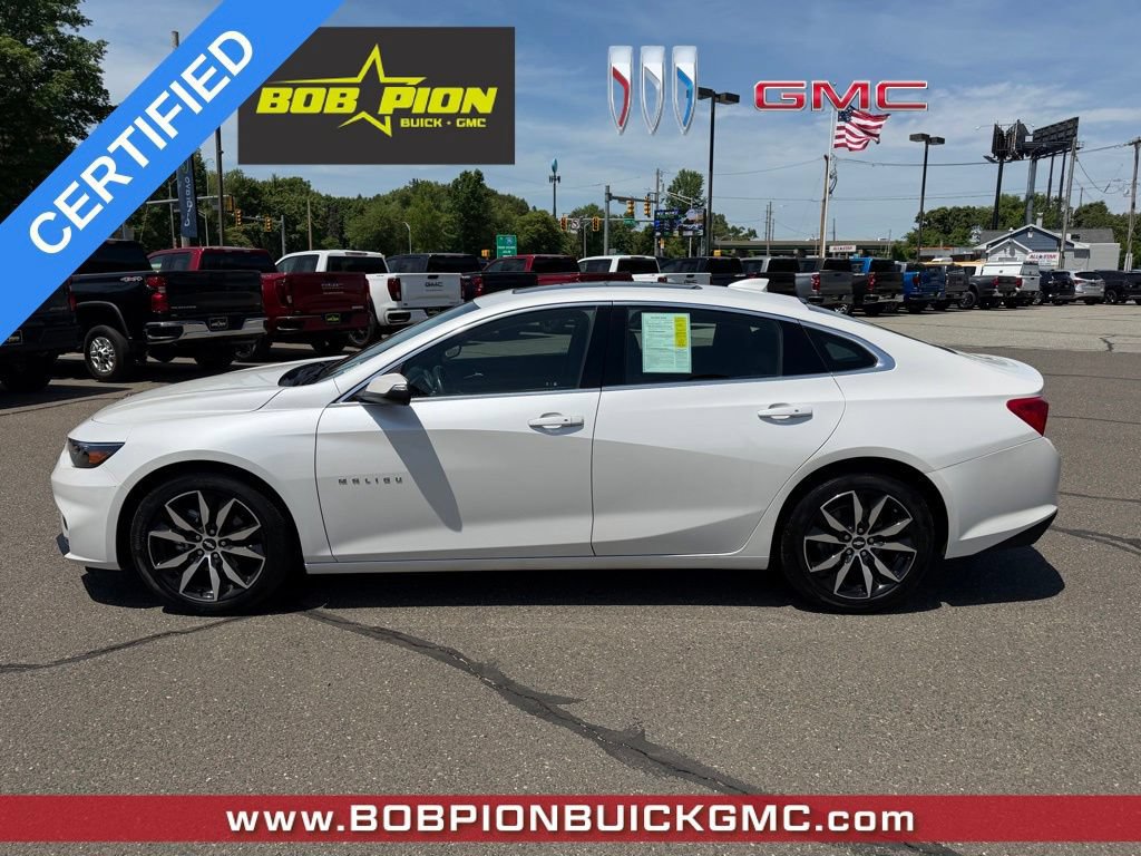 Certified 2018 Chevrolet Malibu LT w/ Leather Package FWD image 3