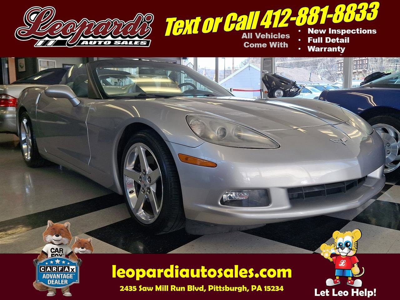 Used 2005 Chevrolet Corvette Convertible w/ Preferred Equipment Group image 1