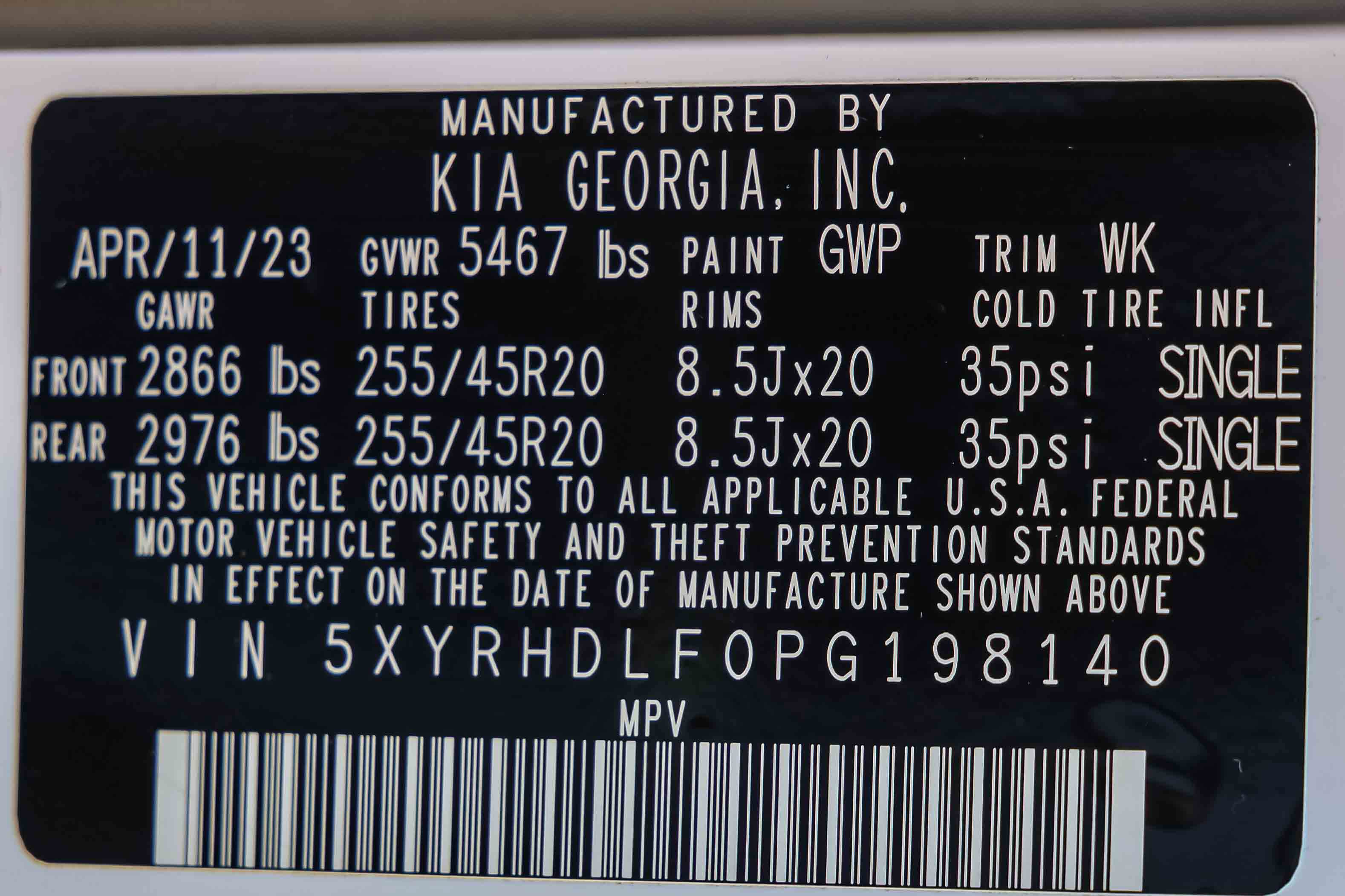 Certified 2023 Kia Sorento X-Line EX AWD/4WD image 18