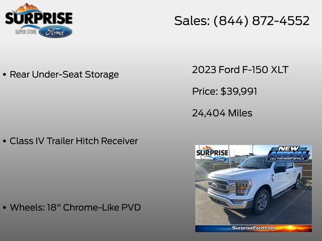 Used 2023 Ford F150 XLT w/ Equipment Group 302A High RWD image 19