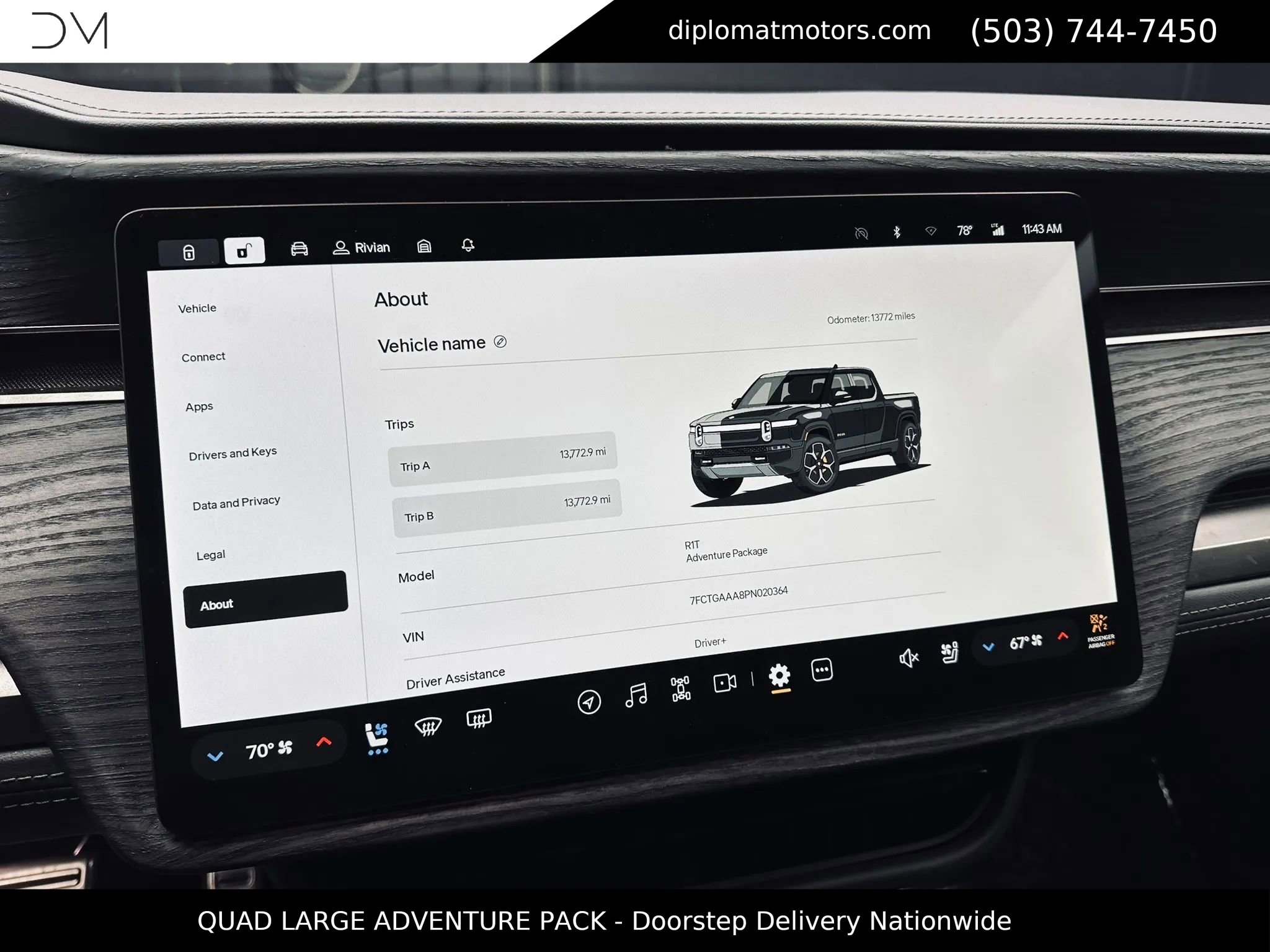 Used 2023 Rivian R1T Adventure AWD/4WD image 35