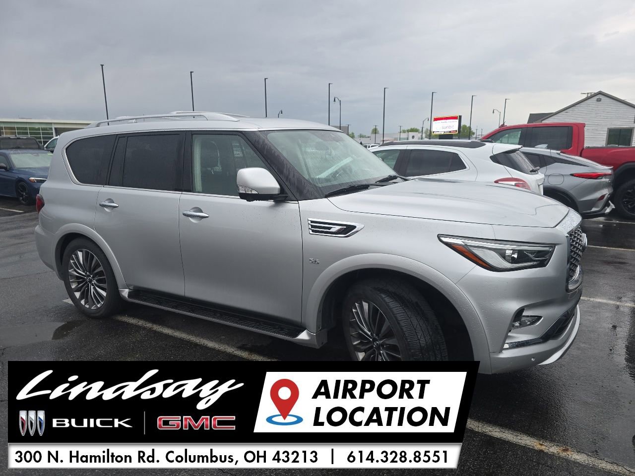 Used 2019 INFINITI QX80 Luxe w/ 22" Wheel Package AWD/4WD image 2