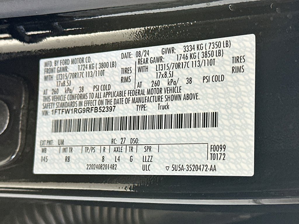Used 2024 Ford F150 Raptor AWD/4WD image 37
