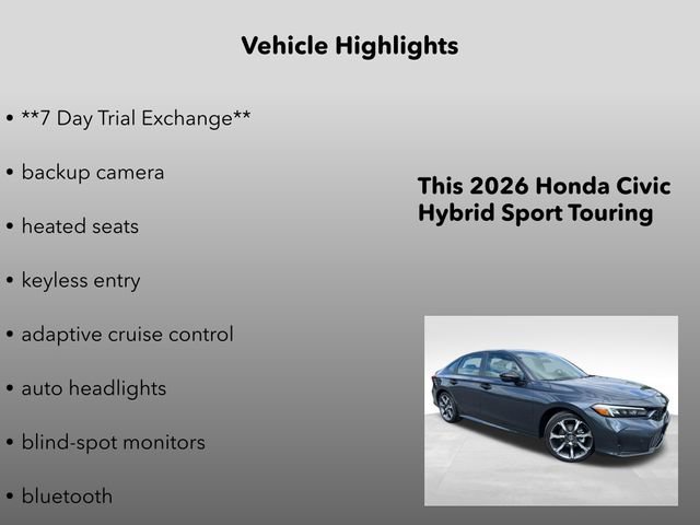 New 2026 Honda Civic Sport Touring image 5