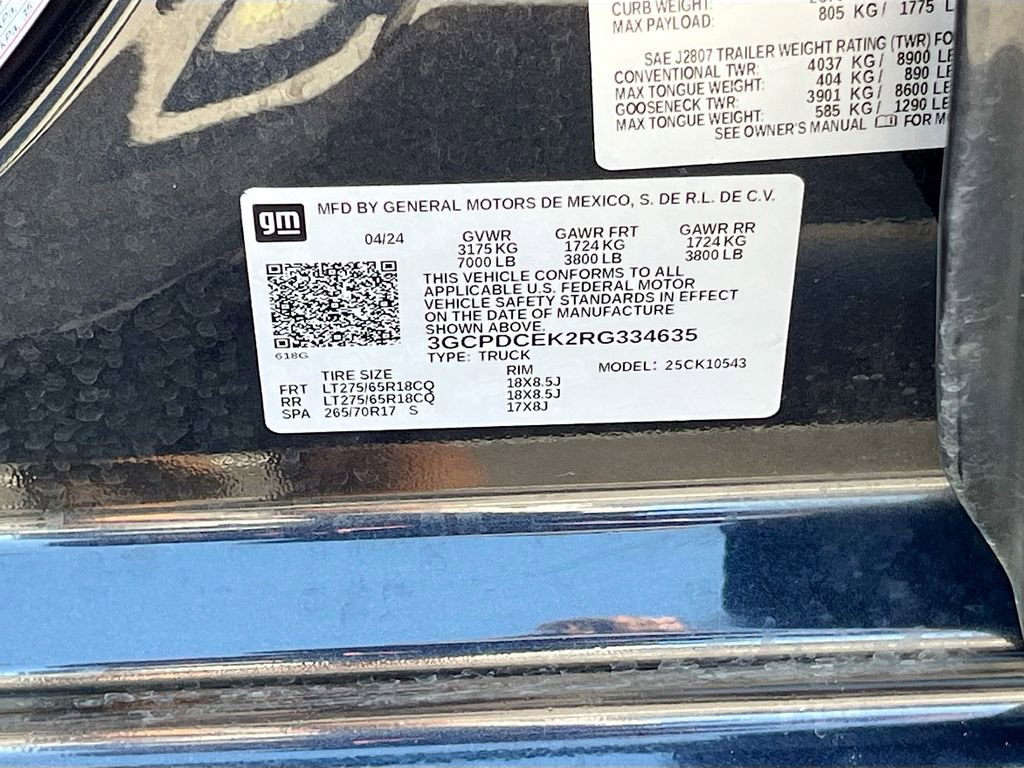 Used 2024 Chevrolet Silverado 1500 Custom Trail Boss image 28