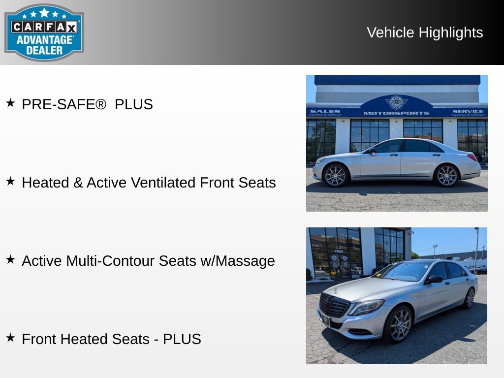 Used 2015 Mercedes-Benz S 550 4MATIC Sedan image 12