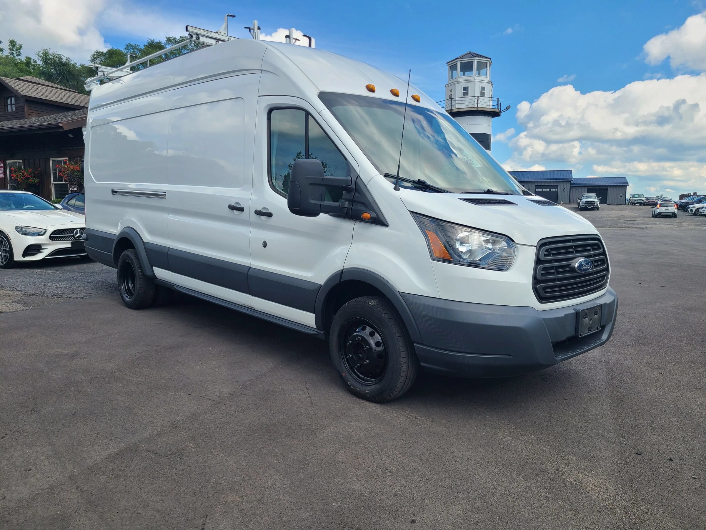 Used 2018 Ford Transit 350 148 High Roof Extended DRW RWD image 1