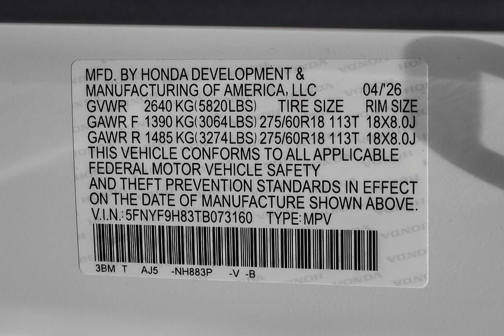 New 2026 Honda Passport TrailSport Elite image 14