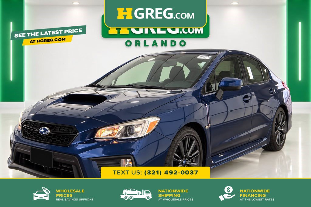 Used 2018 Subaru WRX w/ Popular Package #1 AWD/4WD image 1