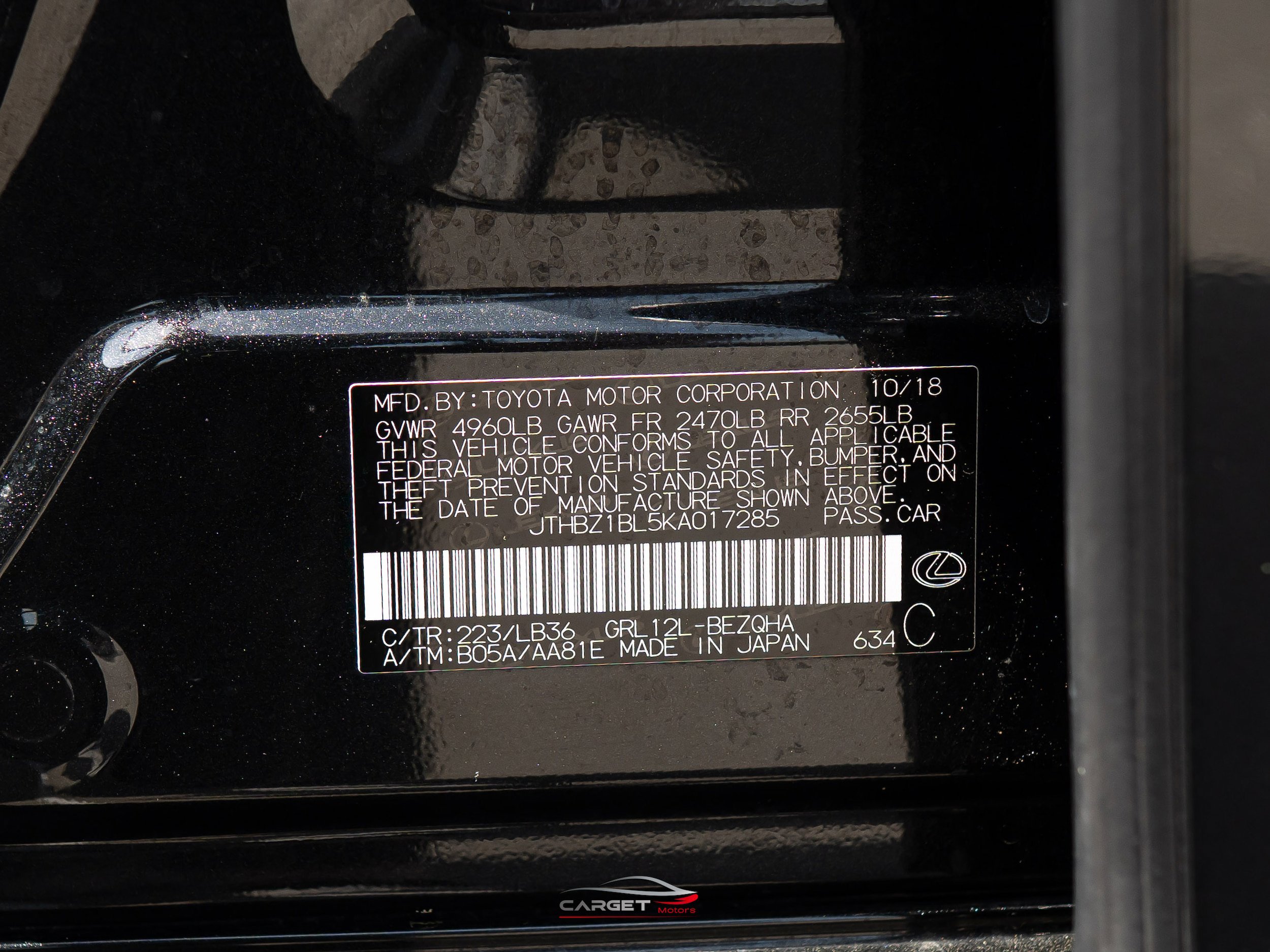 Used 2019 Lexus GS 350 F Sport w/ Preferred Accessory Package RWD image 52