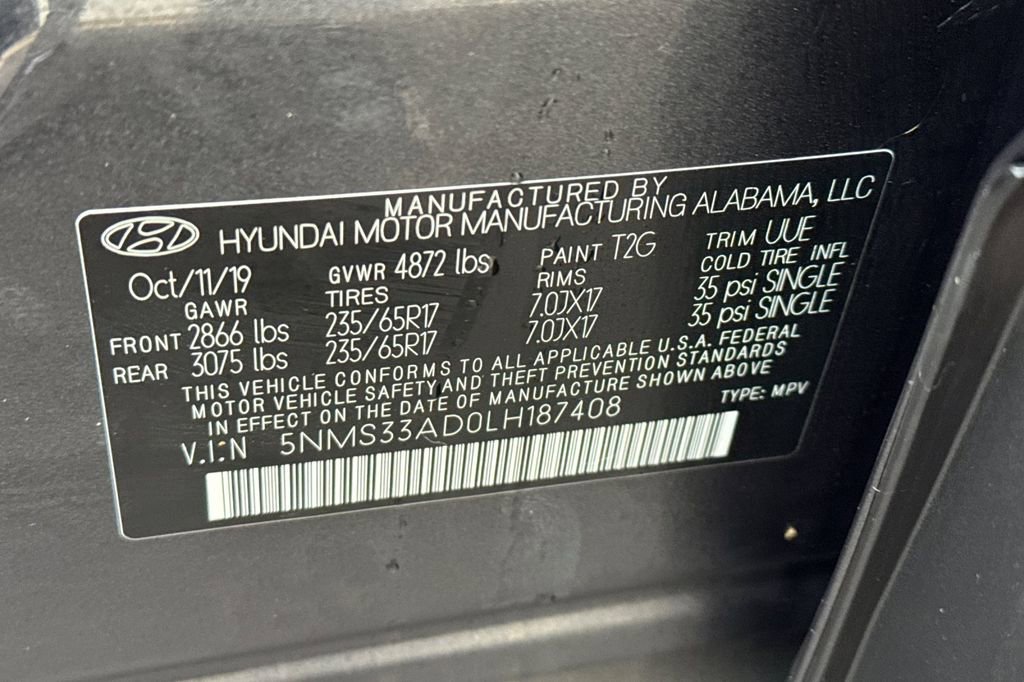 Used 2020 Hyundai Santa Fe SEL image 36
